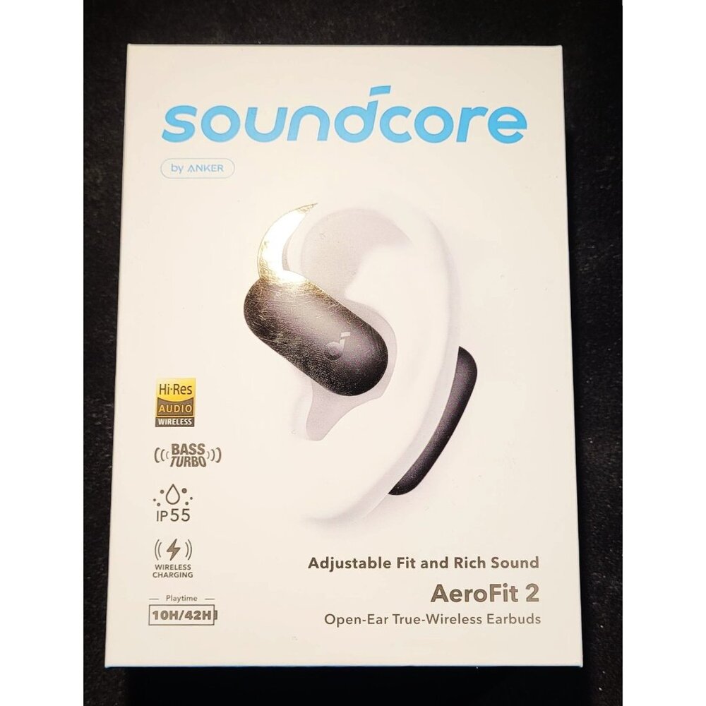 🔥🔥 soundcore AeroFit 2 Open-Ear Headphones & Adjustable Ear Hooks